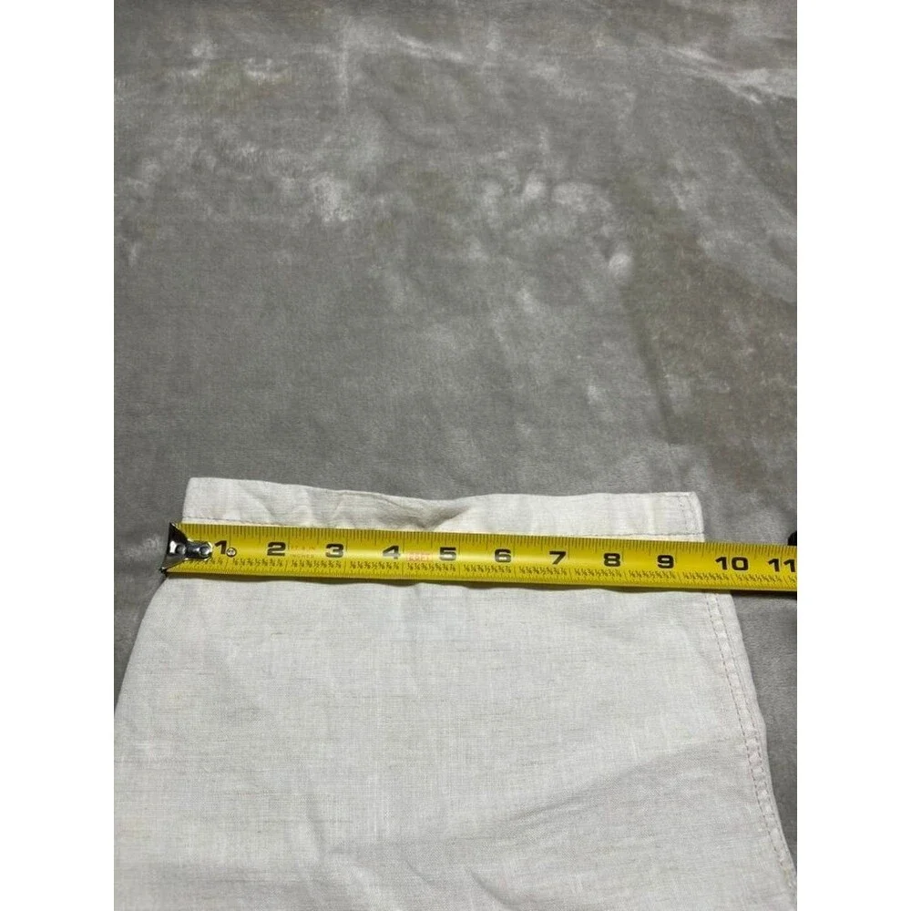 Tommy Bahama Cargo Linen Pants Men XXL 2XL Cream Straight Relax Casual